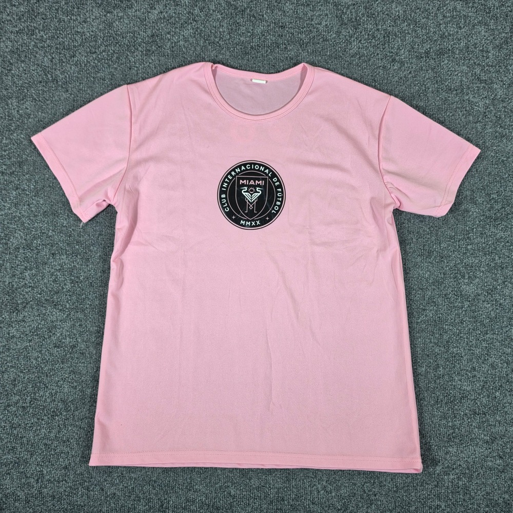 Inter Miami CF Publix Pink Soccer T-Shirt Men XL Short Sleeve Athletic Polyester